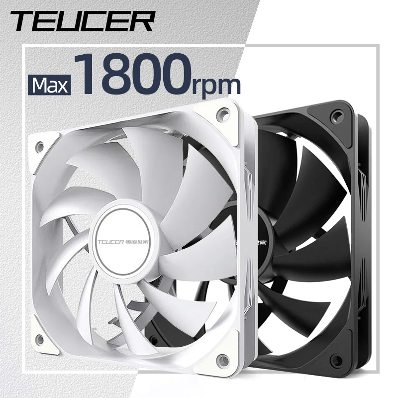 Pc Water Cooling - Teucer 12Cm Chassis Ventilator Pwm Controle