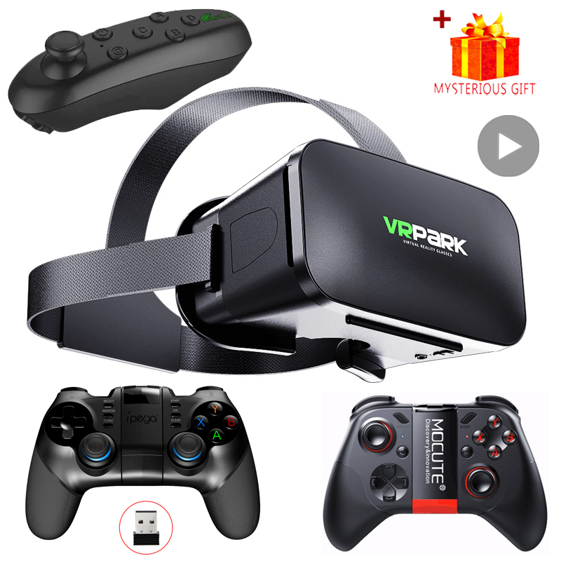 Vr Headset Pc - Virtual Reality-helm VR-bril 3D-headset voor telefoonlenzen