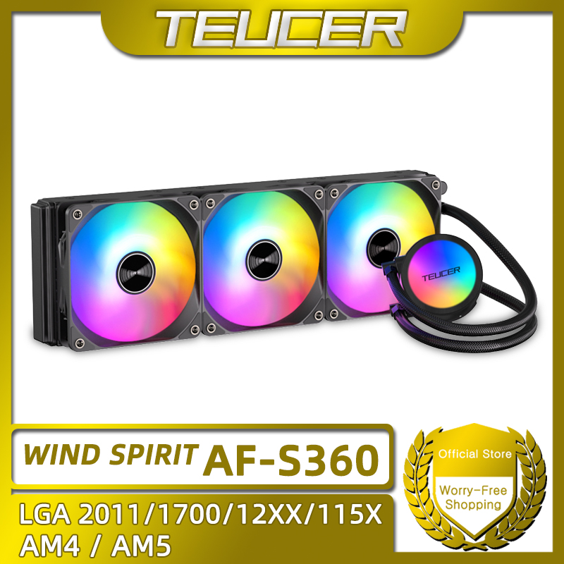 Pc Water Cooling - Teucer AF-S360 Cpu Waterkoeling Koeler Lga
