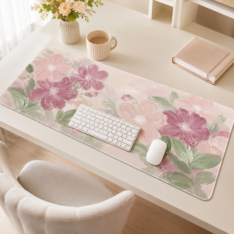 Roze Sakura aquarel muismat Ga - Pc Gaming Pink recensie en prijs