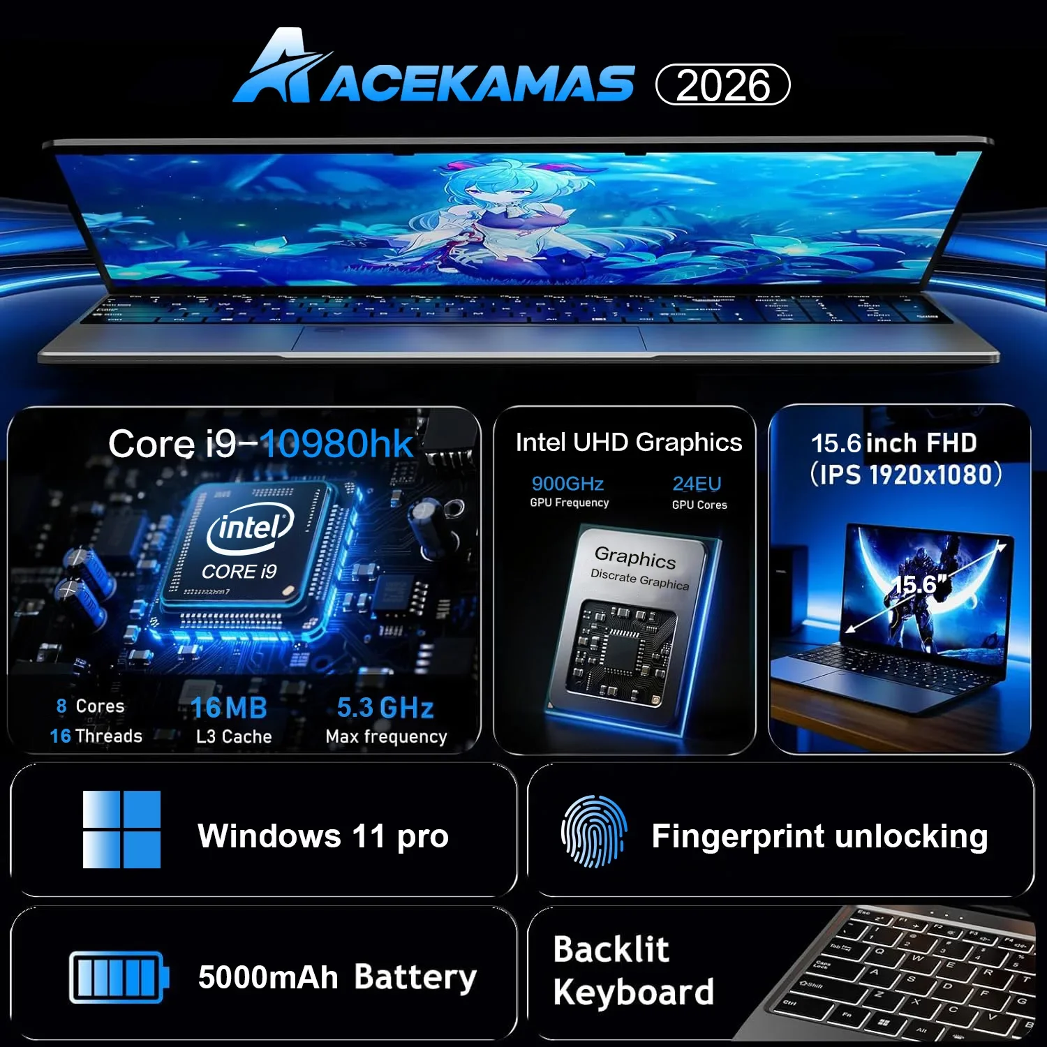 15,6 inch draagbare laptop met - Pc Gaming Intel recensie en prijs
